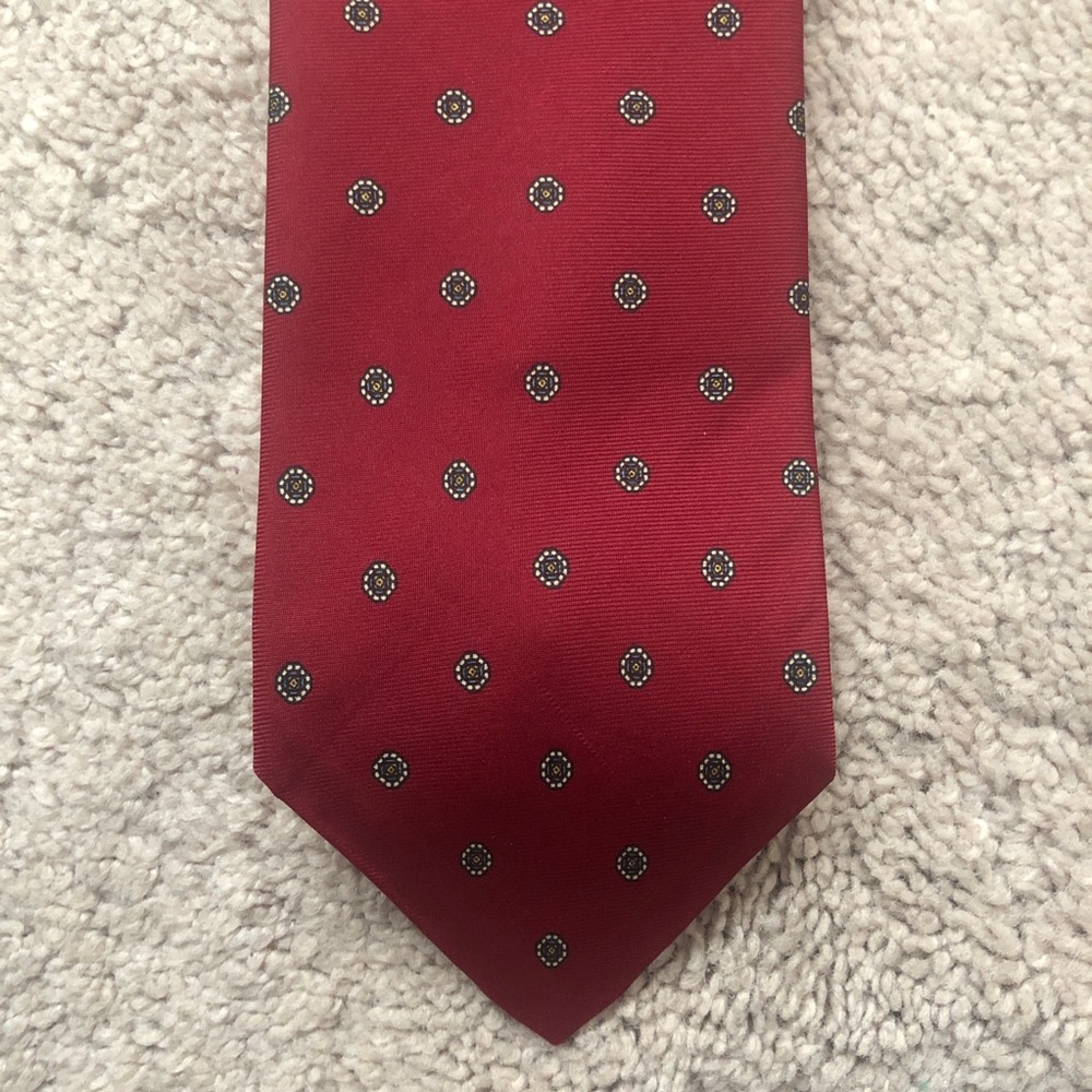 Christian Dior tie red